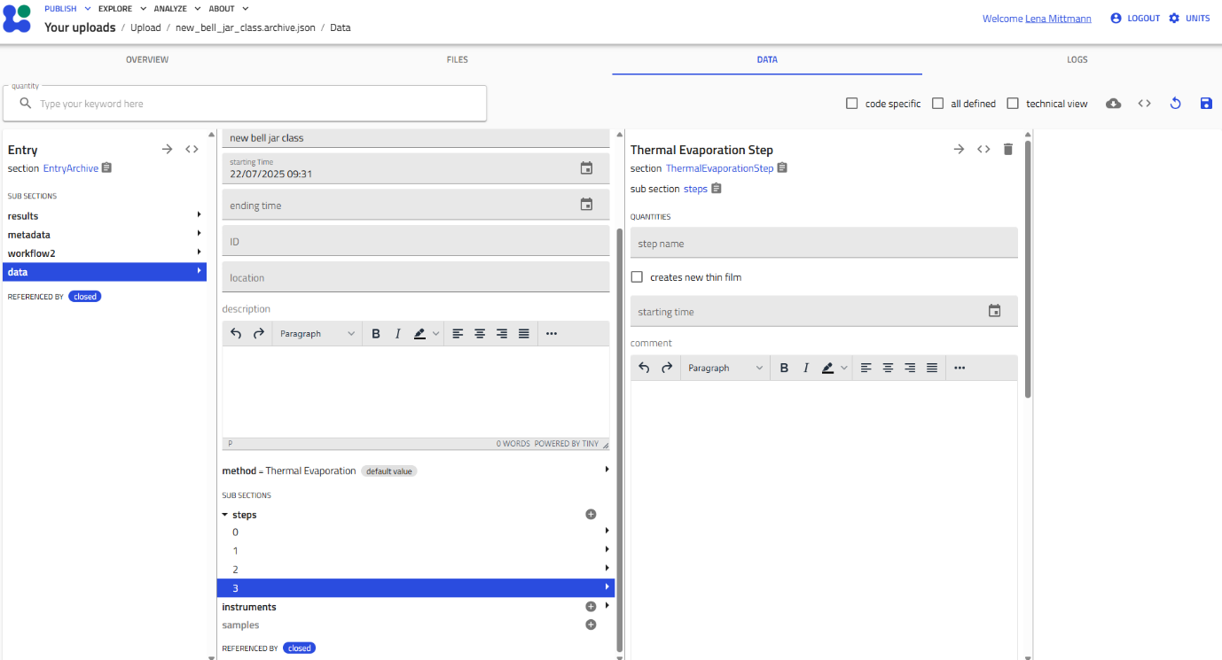 Multiple instances list