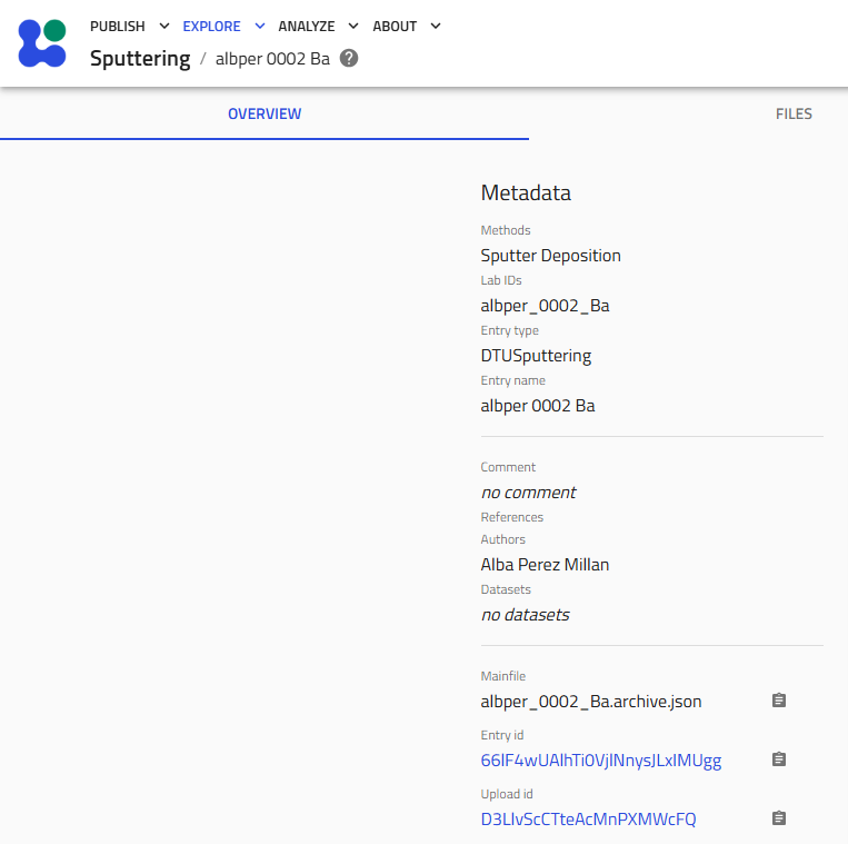 Create from schema button